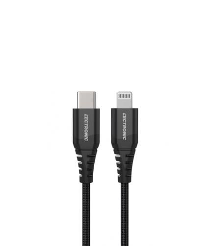 كيبل لكترونك ايفون PD قماش بطول 1.5 متر