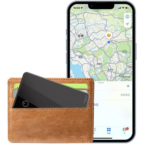 بطاقة تتبع المحفظة قرين لايون لون اسود