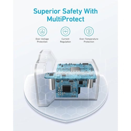 راس جداري انكر 30 واط منفذ واحد PD ‏‎Anker 312