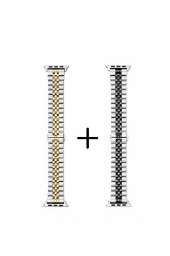 سوار حديد فخم وعملي 1 + 1 لمقاس 45 / 46 / 49