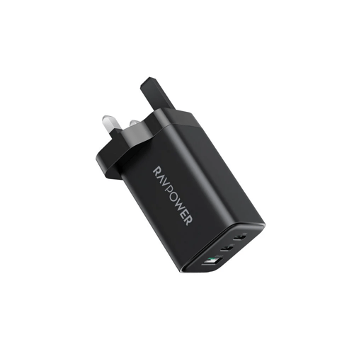 راس شاحن جداري راف باور بايونير 65 واط منفذين USB-...