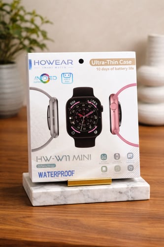 ساعة هوير w11 الميني اموليد مقاس 41 لون اسود