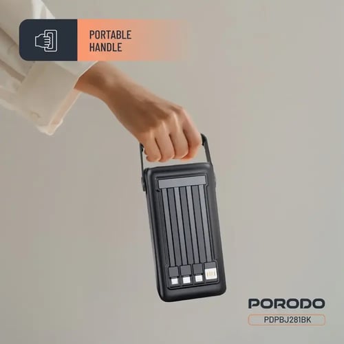 باور بنك بورودو بحجم 50,000 ملي امبير مع كيابل مدم...