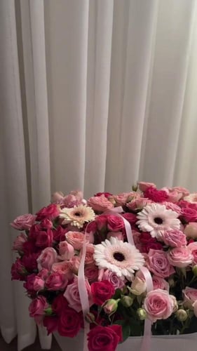 باقة ورد طبيعي