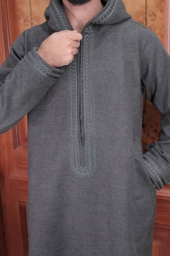 ثوب مغربي شتوي فاخر