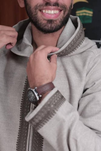 ثوب مغربي شتوي فاخر
