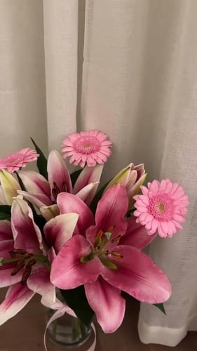 باقة ورد طبيعي