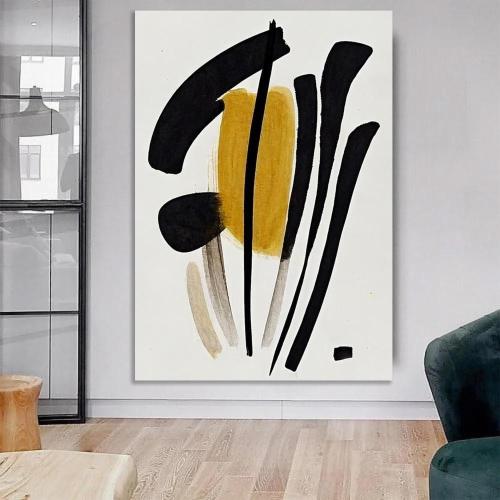 لوحة جدارية فن تجريدي مودرن