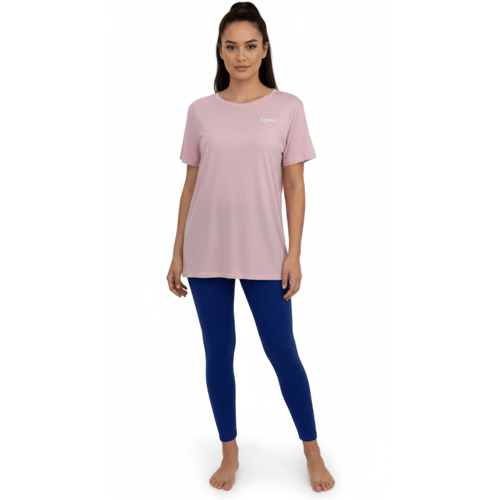 طقم رياضي نسائي ( وردي مع أزرق )