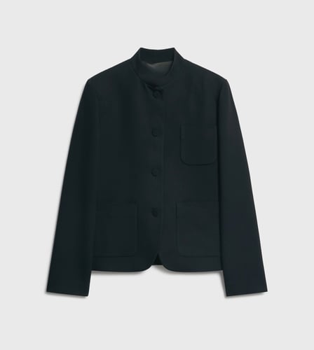 STRAIGHT-FIT VISCOSE BLAZER
