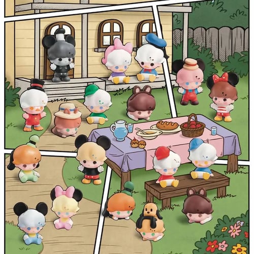 POP BEAN DIMOO WORLD × DISNEY Classic Series（3Pcs...