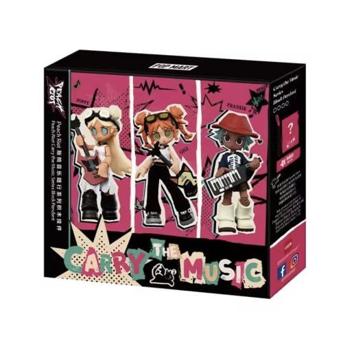 Peach Riot Carry The Music Series Block Pendant