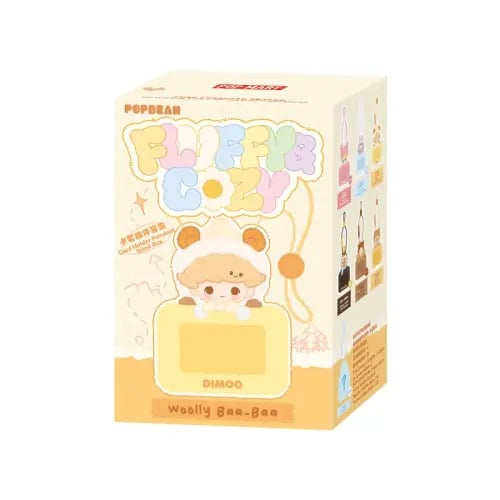 POP BEAN Fluffy & Cozy-Card Holder Pendant Blind B...