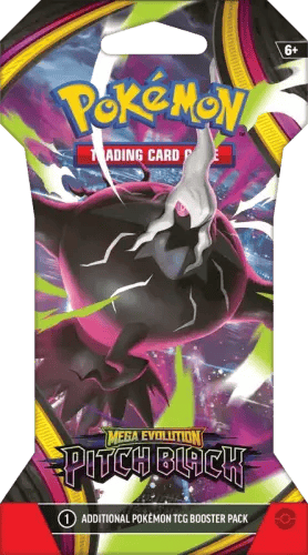 Pokemon TCG: Mega Evolution Pitch Black Sleeved Bo...