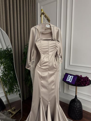 فستان قطعتين رقم 7806