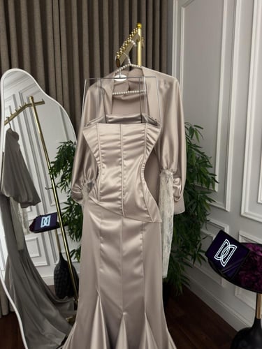 فستان قطعتين رقم 7806