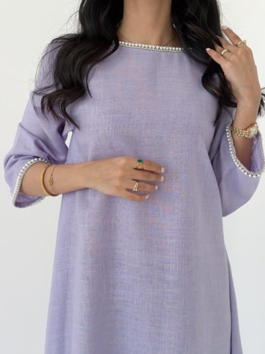 جلابية زهرة البنفسج