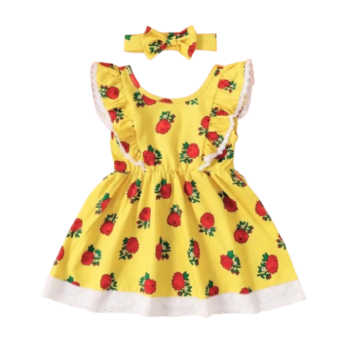 فستان شالكي اطفال