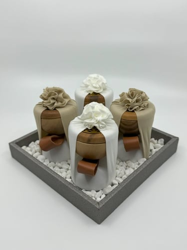 مباخر سيراميك - 4 حبات