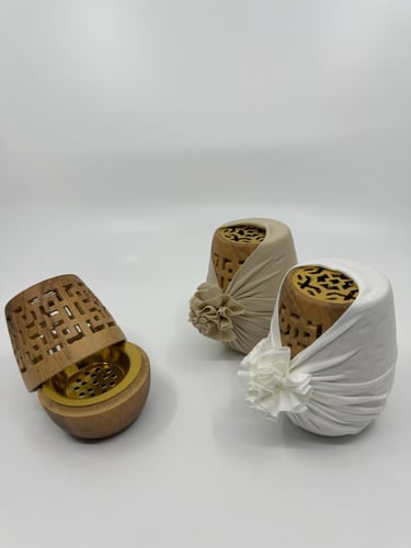 مباخر سيراميك - 4 حبات