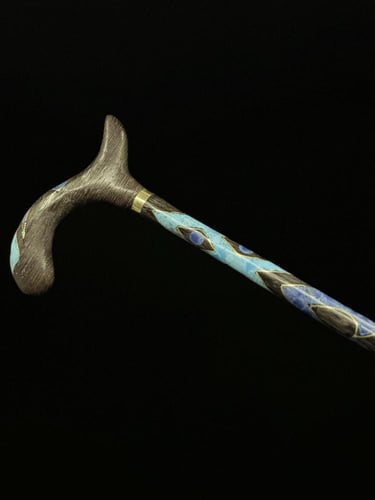 عصا خشب ابنوس مطعم فيروز ونحاس