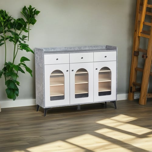 دولاب جزم 3 باب 120 سم بالوان مختلفة