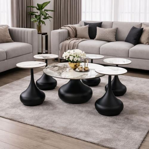 طقم طاولات شاي سيراميك