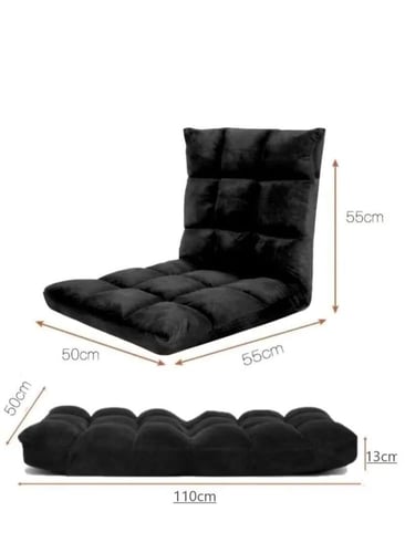 كرسي رحلات ارضي مخمل قابل للطي