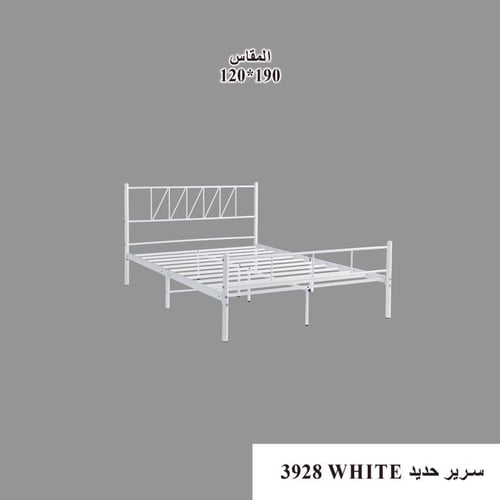 سرير حديد مقاس 120*190سم