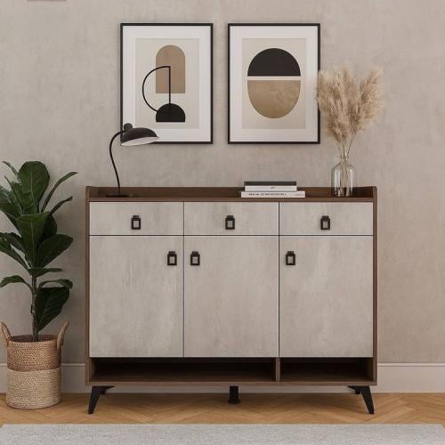 دولاب خشب ثلاثه باب 120سم