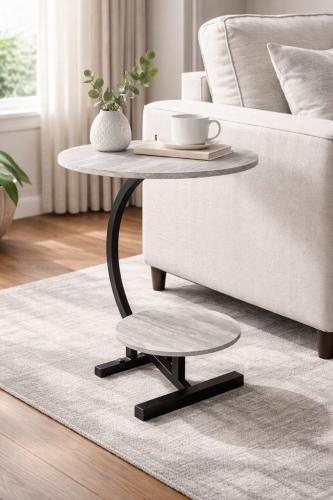 طاولة جانبية خشبية متعددة الالوان