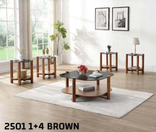 طقم طاولات شاي خشب