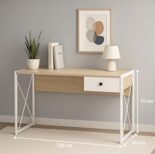 مكتب خشب انيق بتصميم فاخر 120سم