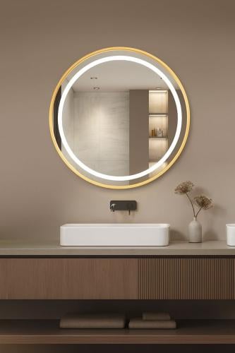 مراية جدارية مضيئة 100*100سم