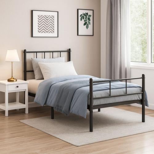 سرير حديد نفر مقاس 90*190سم