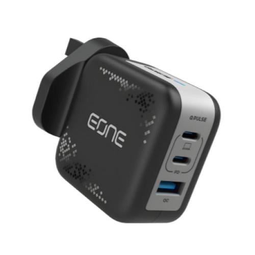 شاحن جداري 3 منافذ بقوة إجمالي 67W يدعم تقنية الشح...