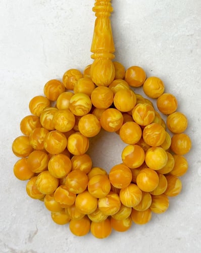 سبحة تراب كهرمان فواح كركوشة 7 مل