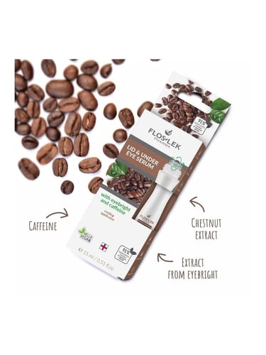 فلوسليك جيل لمنطقة حول العين بالكافيين للقضاء علي...