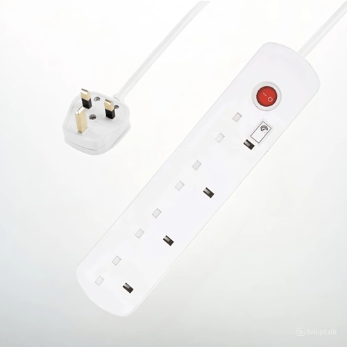 توصيلة كهربائية 4 مخارج 3 متر 2860 واط