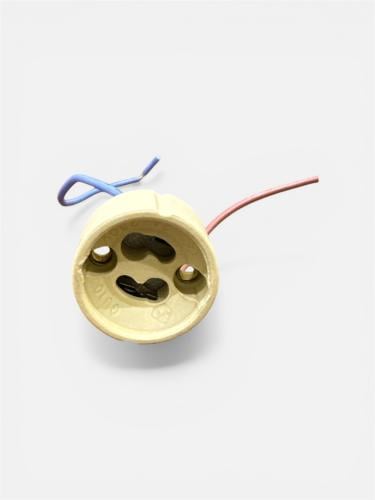 GU10 spotlight holder cap (starter base with wire)