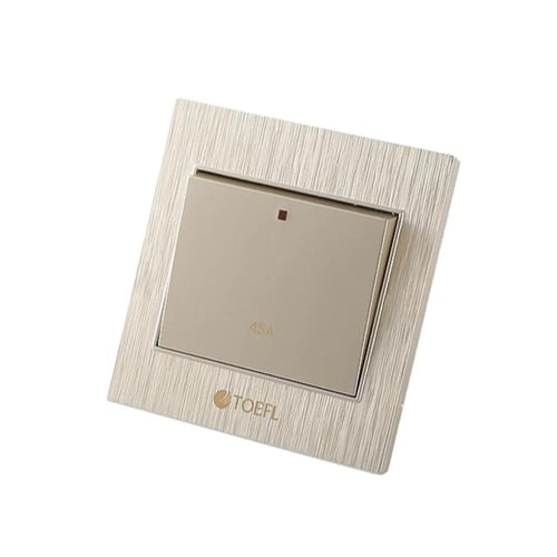 مفتاح مكيف مربع 45 امبير لون ذهبي فاتح توفل