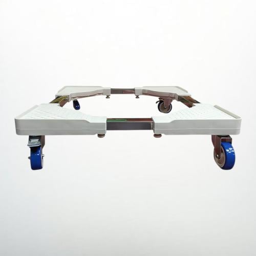 كرسي قاعدة بكفرات متحركه حامل للثلاجة مصنوع من الم...