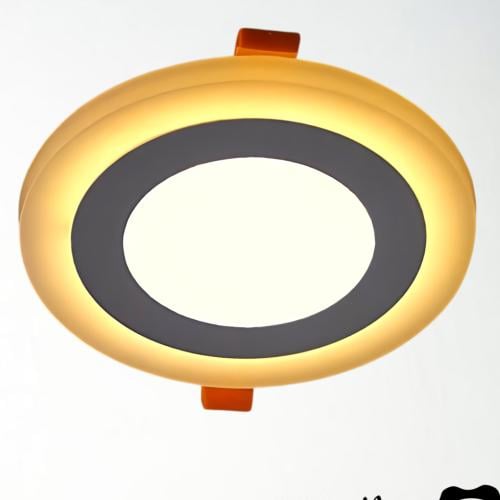 كشاف سبوت بنل لون ابيض ايطار اصفر 7 سم 3 واط