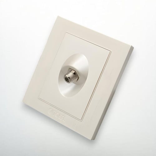 فيش منفذ دش مفرد لون لولي فاخر توفل