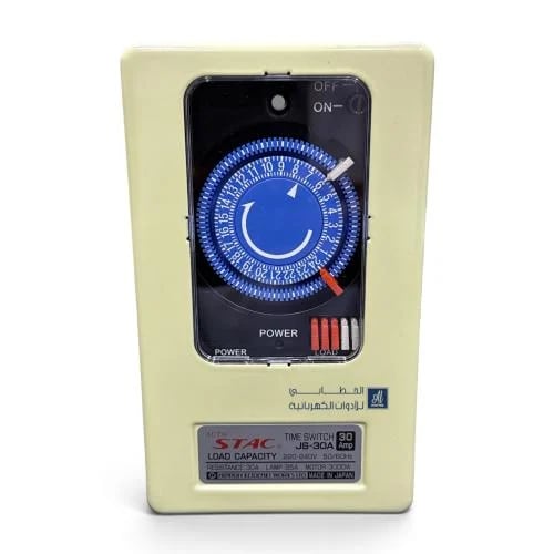 ساعة توقيت تايمر كهربائي ستاك ياباني 30 امبير STAC Time Switch