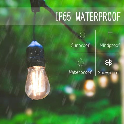 عقد اضاءة زينة هولدر كبير 30 لمبة 15 متر وتربروف