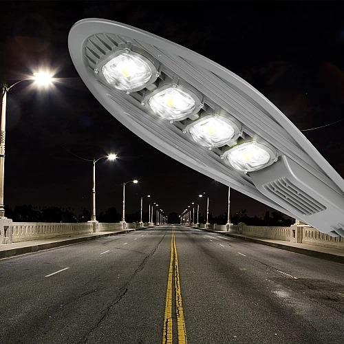 كشاف خارجي لون الانارة ابيض مع خلية حساس ضوء 4 عدس...