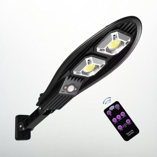 كشاف شارع خارجي عدستين يعمل بالطاقة الشمسية مع مست...