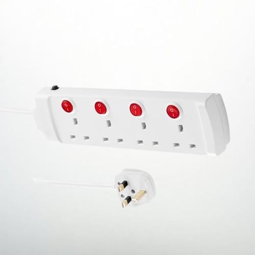 توصيلة كهرباء هاي ماكس 3 متر 4 منافذ