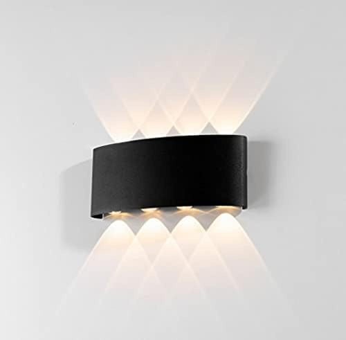 ابليك ليد خارجي اسود 8 عدسات لون الانارة 3000K اصف...